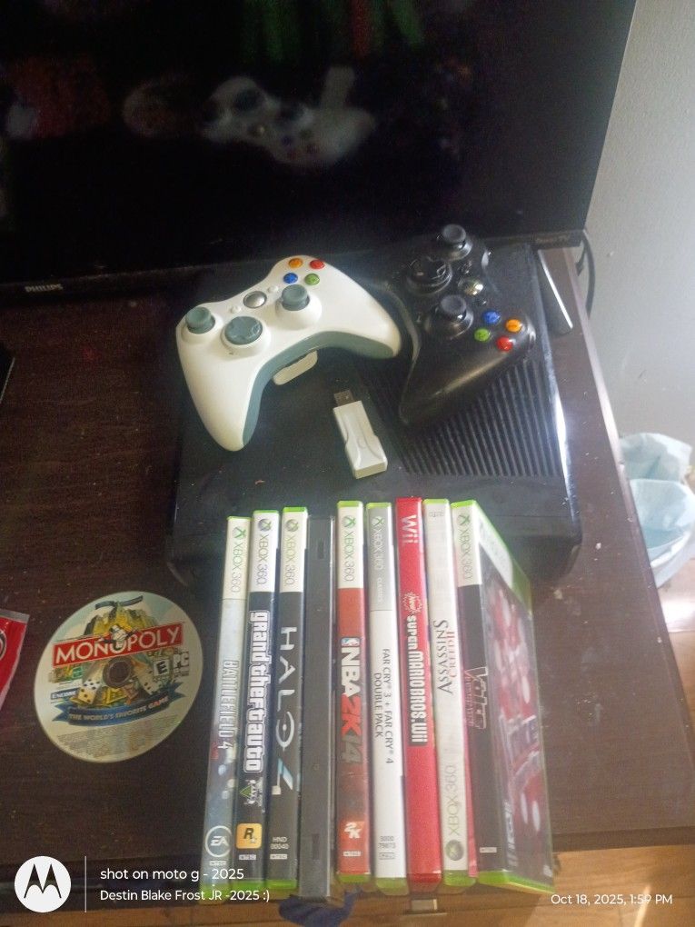 $console And Games And Two Contraller For 300