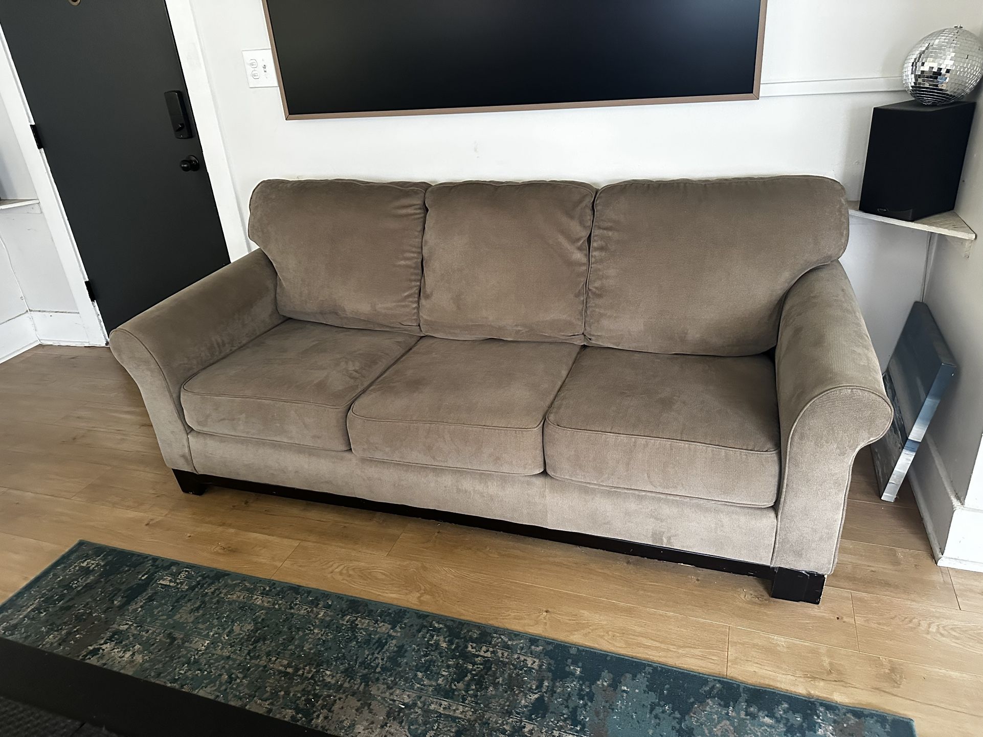 Comfy Corduroy Couch