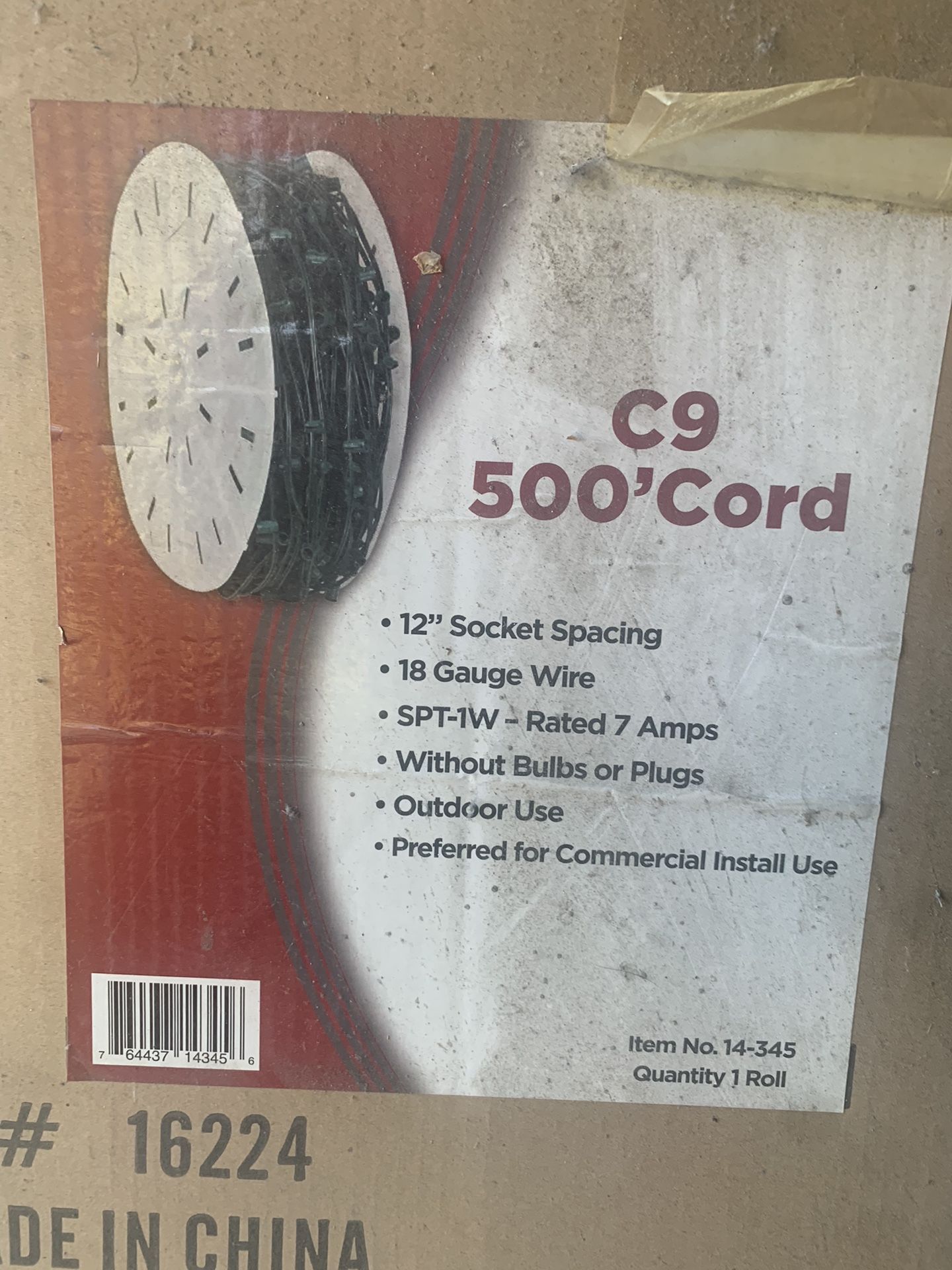 Christmas Lights And Star . New!