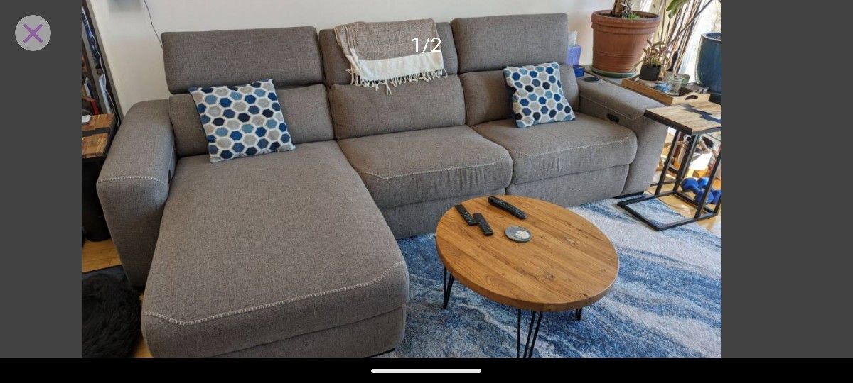 Couch With Dual Recliners And Chaise