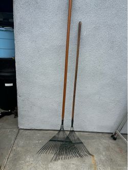 2 Used like new landskape rakes $12 each