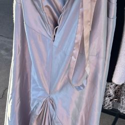 Silver Prom Dress