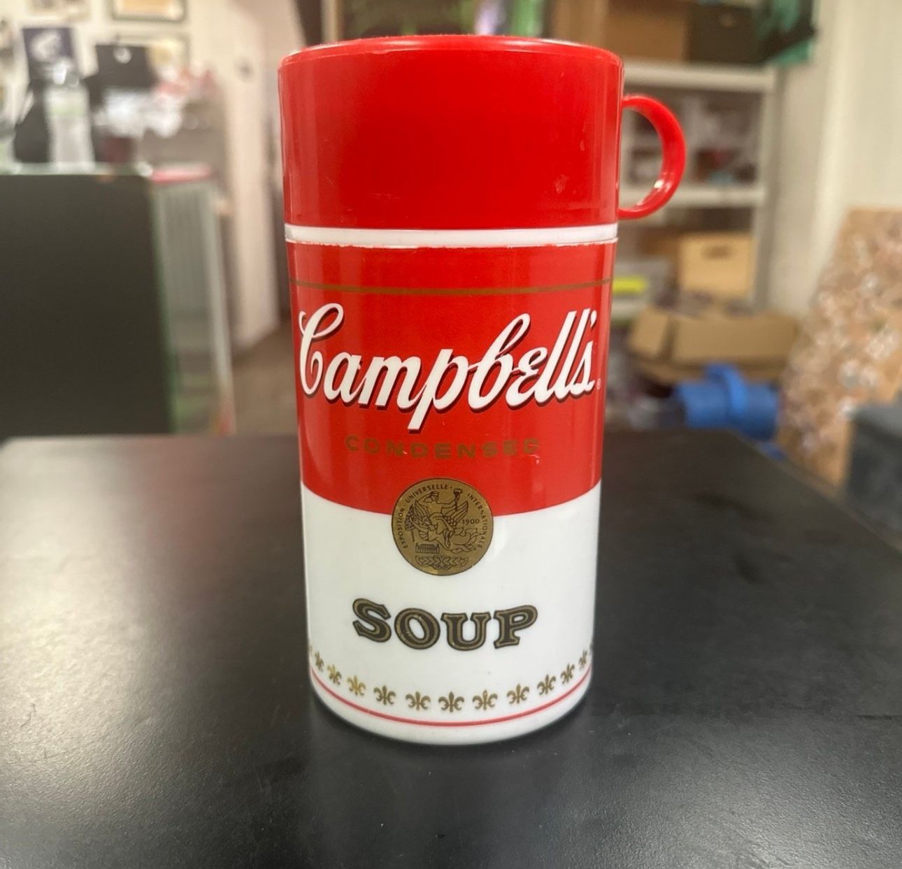 Campbell's Soup Can-Tainer Insulated Hot Food Thermos Container 1998