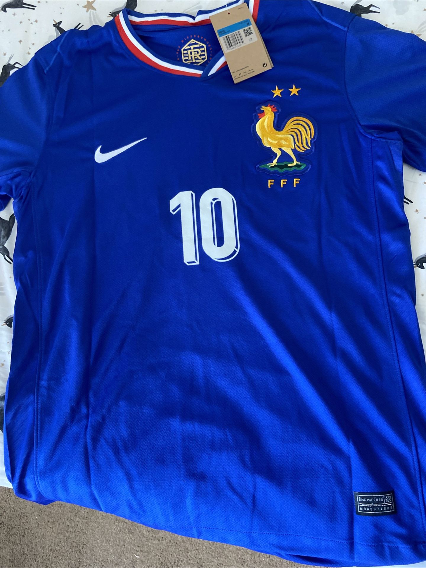 24/25 Nike Dri Fit Mbappe Jersey