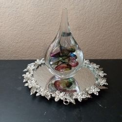 STUNNING Signed Miriam Pyrcak 6" Sculptural Paper Weight Made in Poland

