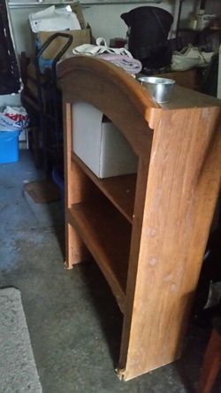 Sturdy Wooden Shelf Cabinet