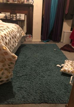 Blue rug