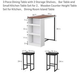 Bar Table With Stool