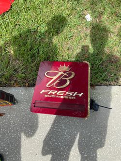 Budweiser LED sign $80 or best offer