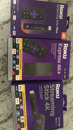 Roku 4K TV  sticks with remote