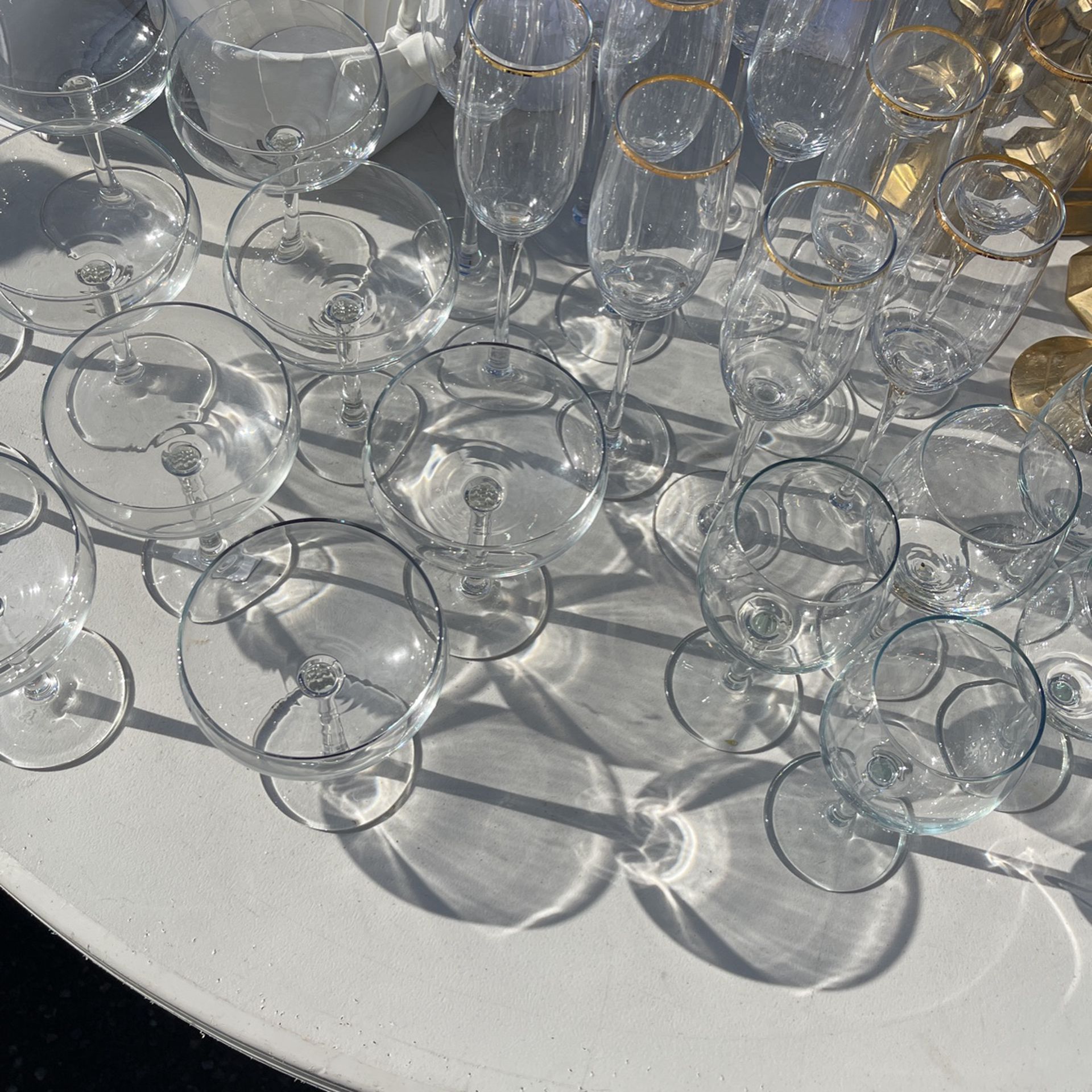 Assorted Glass Drinking Glasses 