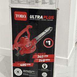 Toro UltraPlus Electric Leaf Blower Vacuum Mulcher