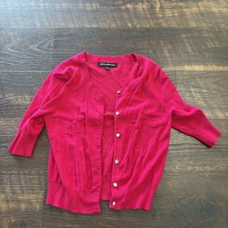 Express Pink Cardigan Sweater xs