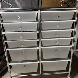 12 Drawer Storage Cart