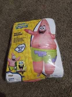 Patrick star inflatable costume