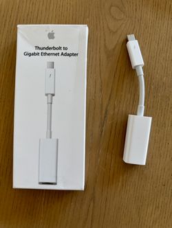 Apple Thunderbolt to Gigabit Ethernet Adapter – Original Apple