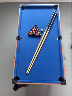 Kids pool table and ice hockey