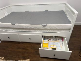 IKEA twin bed cum sofa with mattresses