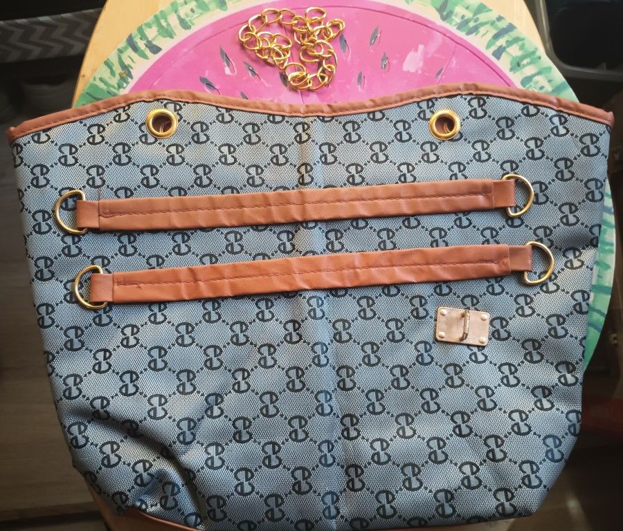 Gucci Style Hand Bag 18" X 12"