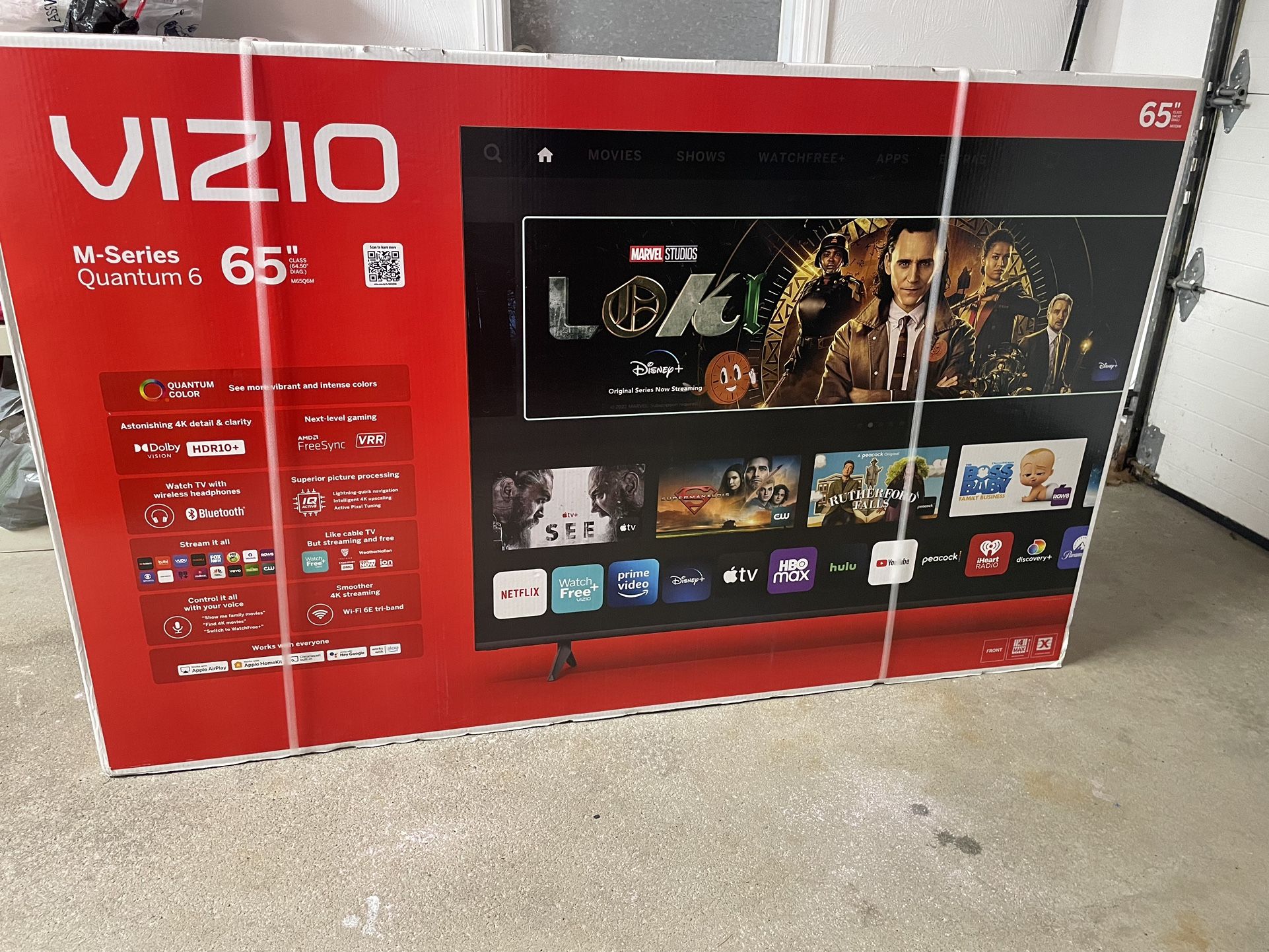 Vizio 65” Class M6 Series 4K Qled Hdr Smart Tv - M65Q6