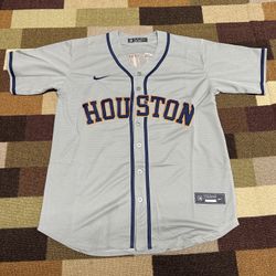 Houston Astros Altuve Baseball Jersey Gray