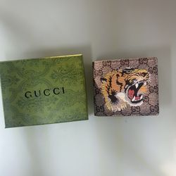 Gucci Brown Tiger Wallet 