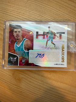 LaMelo Ball Hot Signatures Rookie Auto Card
