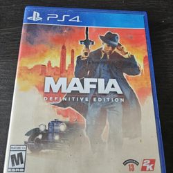 Mafia Definitive Edition Ps4
