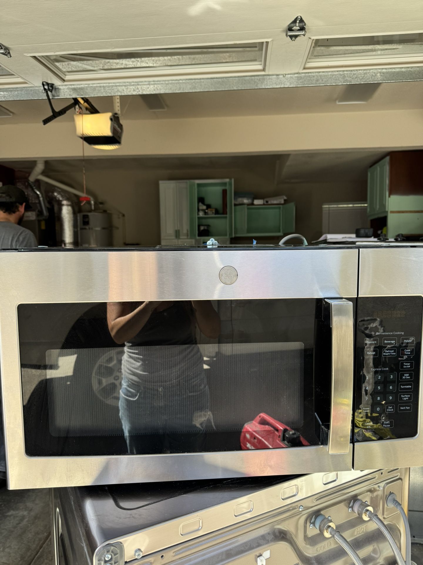 GE over The Range Microwave