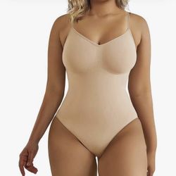 Bodysuit Tummy Control Shapewear Thong Body Shaper 2XL.  (T)