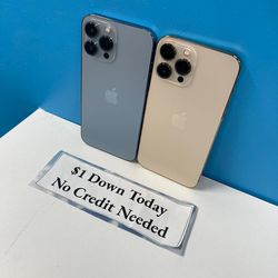 Apple IPhone 13 Pro Max 5G -PAYMENTS AVAILABLE-$1 Down Today 