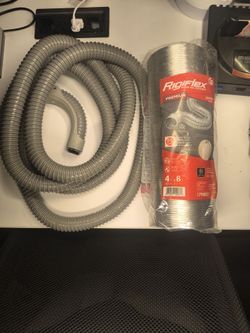 Dryer duct and washer drain hose