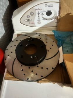 Rear Drilled slot rotors