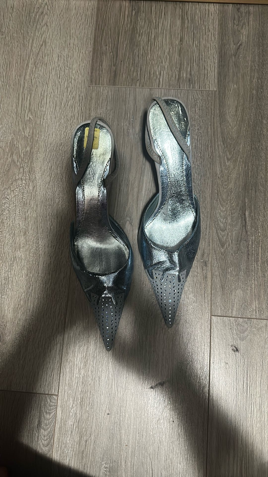 Size 19 Summer light Blue Kitten Heels