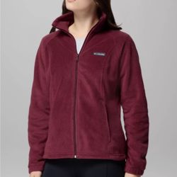 Columbia Women’s Deep Red Fleece Jacket