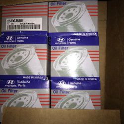 Oil filters for Hyundai