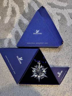 Swarovski Christmas Ornament 2002