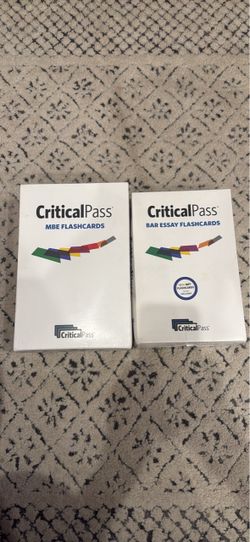 Critical Pass for MBE, MEE & MPT