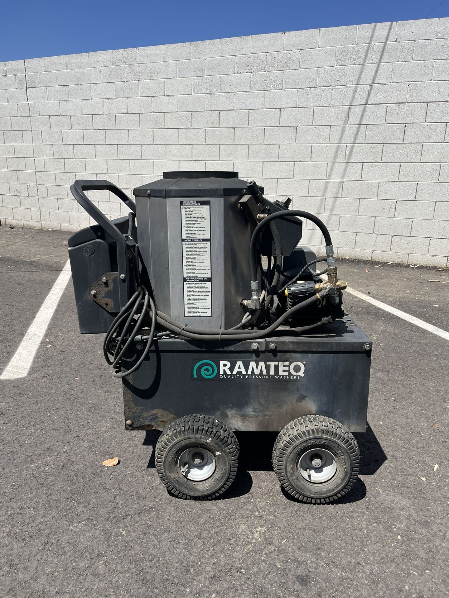 Ramteq Burner Pressure washer