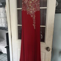 Red Sparkle Formal Dress