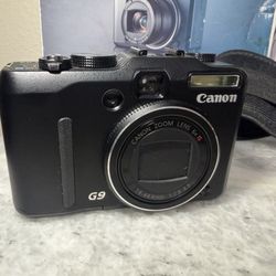 Canon PowerShot G9 Digital Camera 12.1MP + Box, Battery, Charger, 32GB SD Card