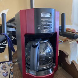 Red Coffee Pot