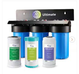 WGB31B-KDS Ultimate Protection Whole House Water Filter System, Reduces Heavy Metals, Scale, Chlorine, Chloramine, H2S