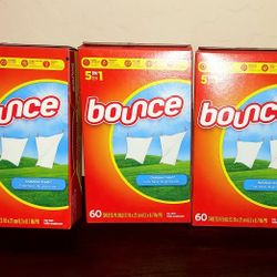 Bounce Dryer Sheets 60 count $3.50 Each 
