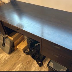 Beautiful Wooden Desk - $75 OBO