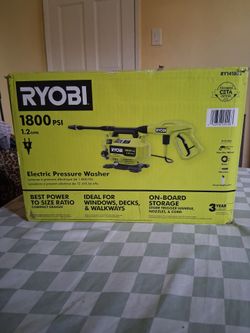 Never open Ryobi 1800 PSI Electric Pressure Washer RY141803