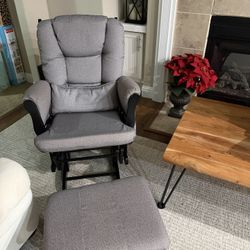 Nursery Rocking Chair And ottoman 