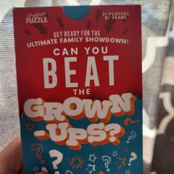 Can You Beat The Grown Ups Game (1 Available)