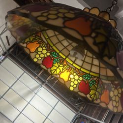 Vintage Mid Century Tiffany Style Lamp Shade