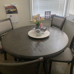 Grey Round Table